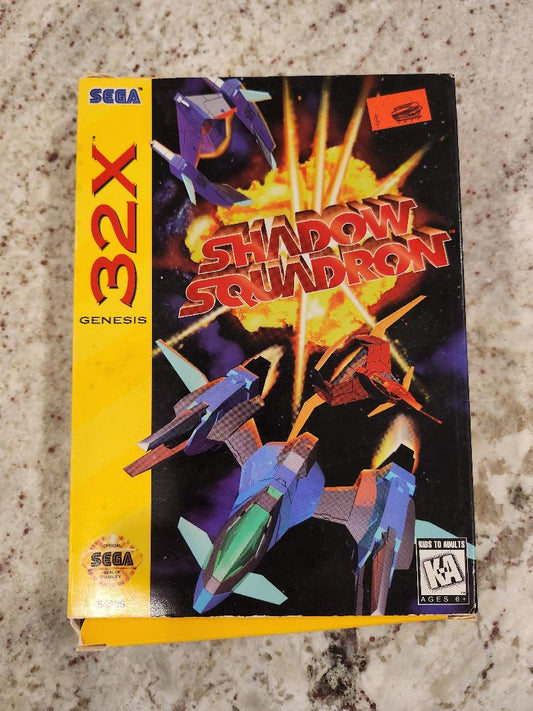 Chariot Sega Genesis 32X Shadow Squadron, boîte uniquement 