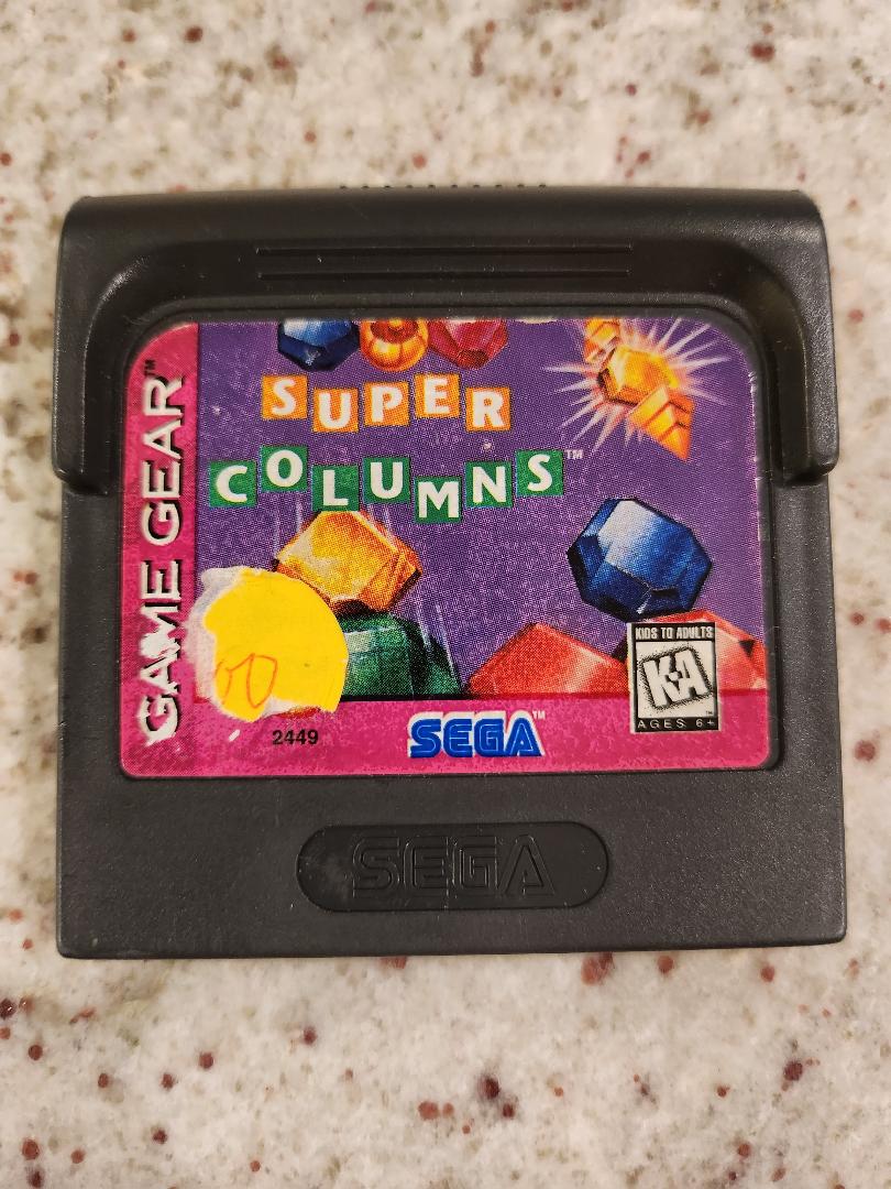 SUPER COLUMNS Sega Game Gear