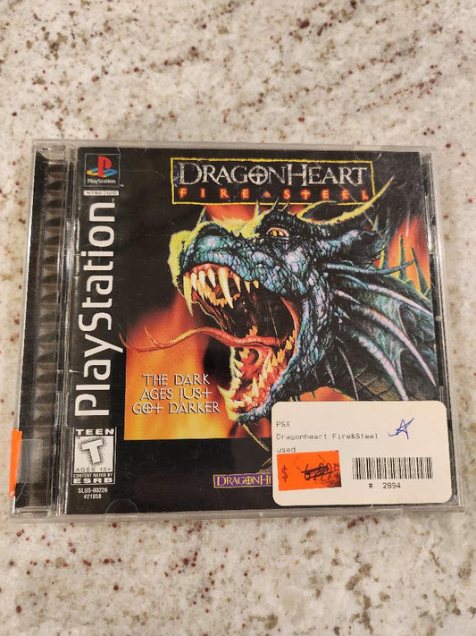 Corazón de dragón: fuego y acero PS1 