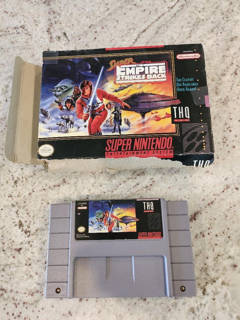 Super Star Wars Empire Strikes Back JVC SNES