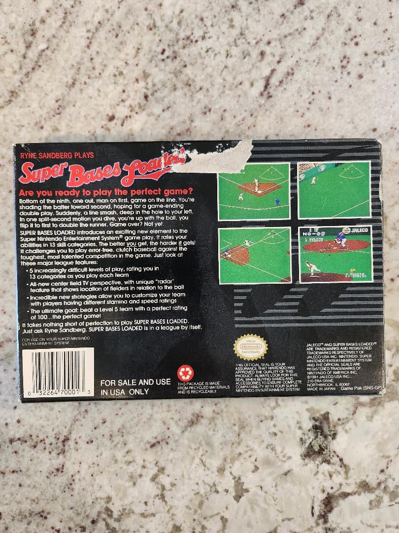 Super Bases Loaded SNES