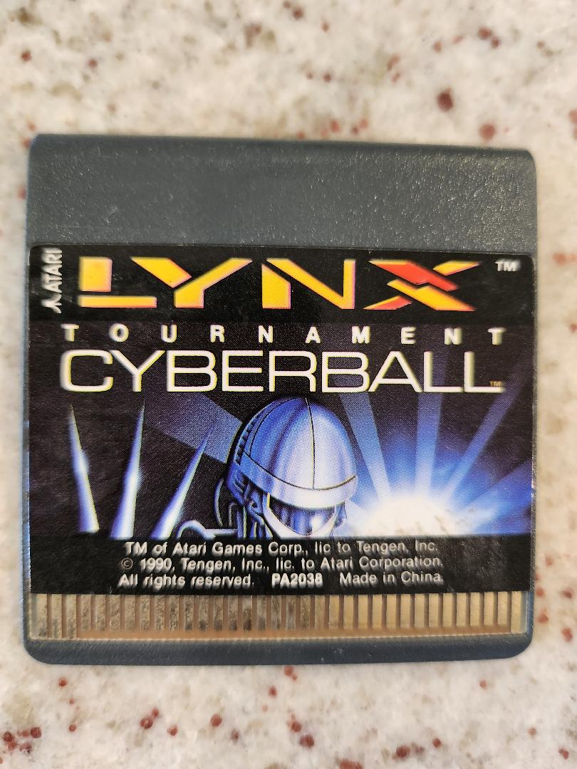 Tournoi Cyberball Atari Lynx 