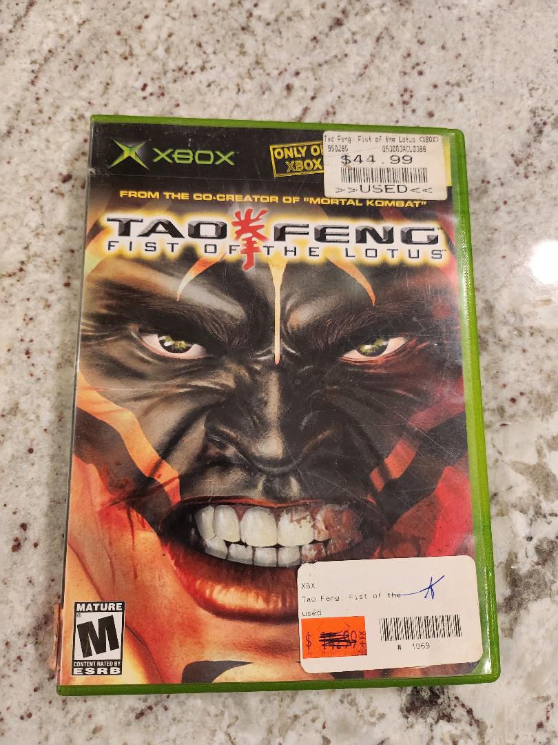 Tao Feng: El puño del loto Xbox Original 