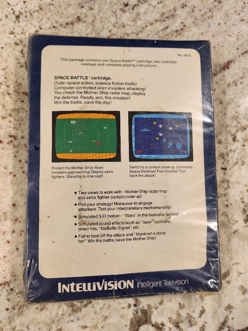 Space Battle Intellivision Sealed NEW