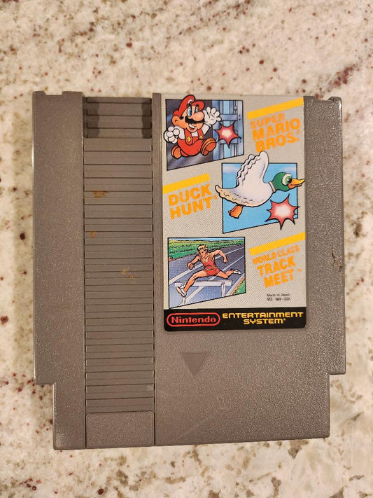 Super Mario Bros Duck Hunt World Class Track Meet Nintendo NES