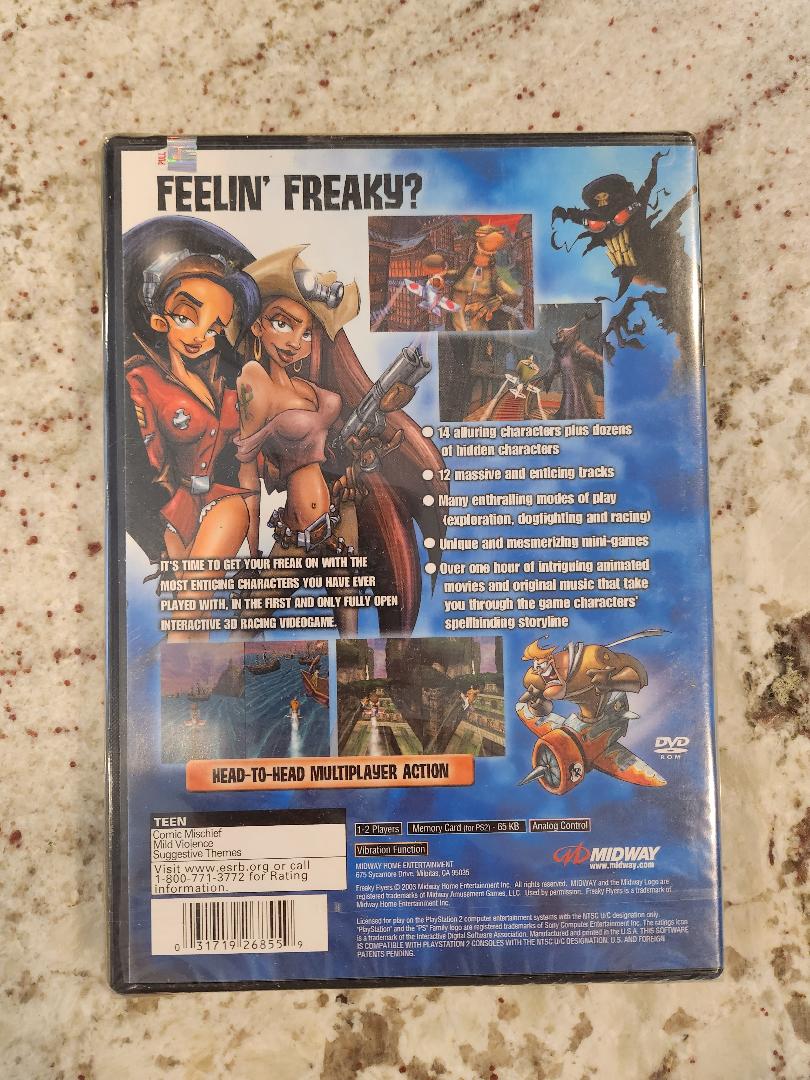Freaky Flyers PS2 Sealed NEW