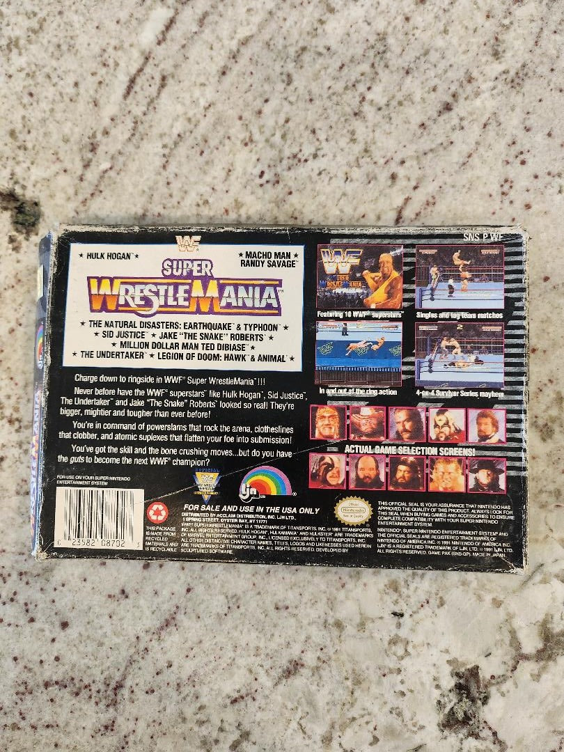 WWF Super WrestleMania SNES