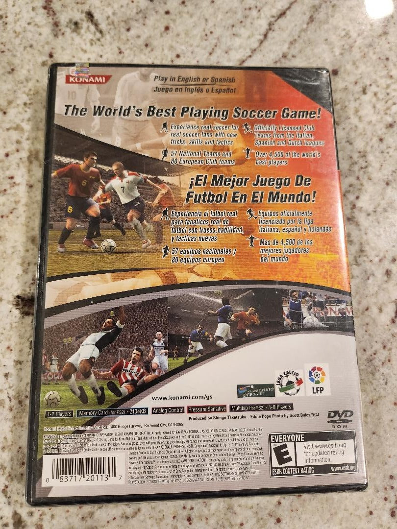 World Soccer Winning Eleven 8 International Sealed NEW  PS2