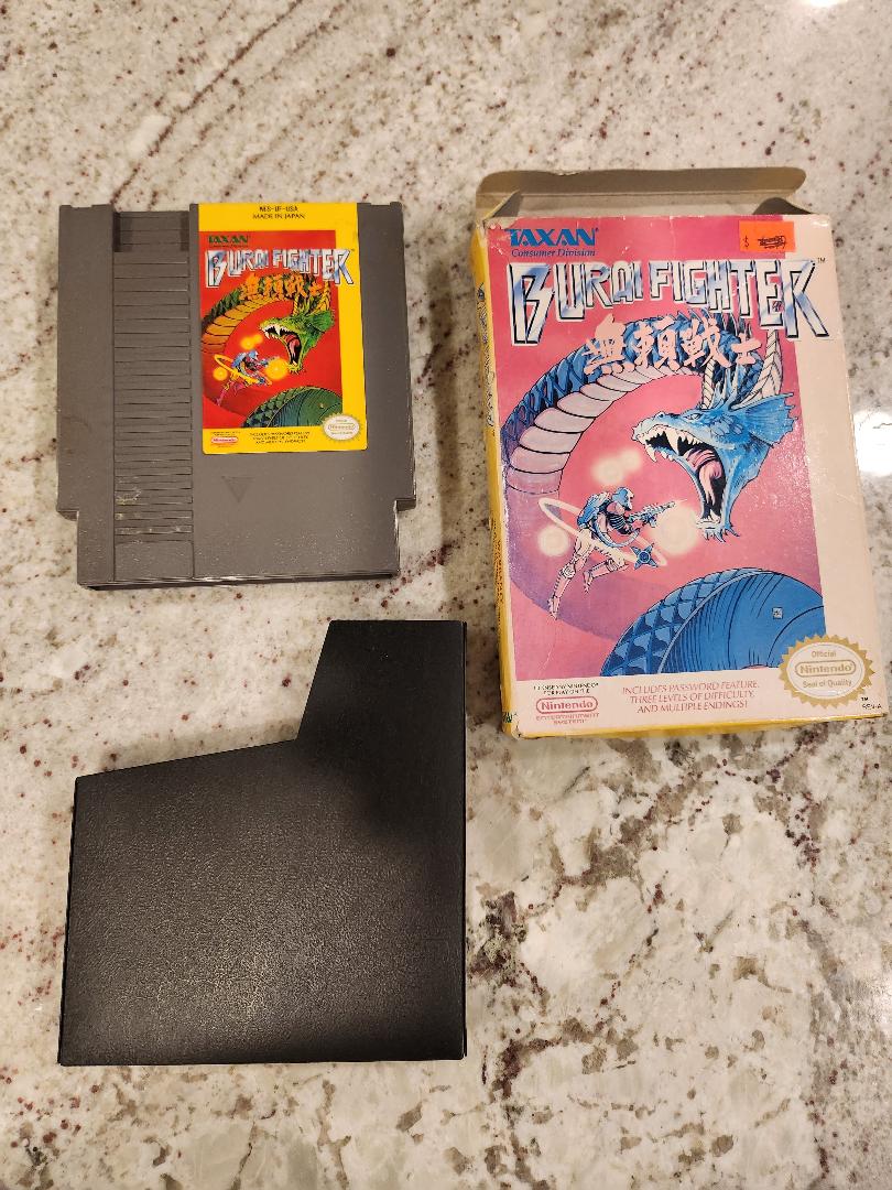 Juego y caja Burai Fighter Nintendo NES 