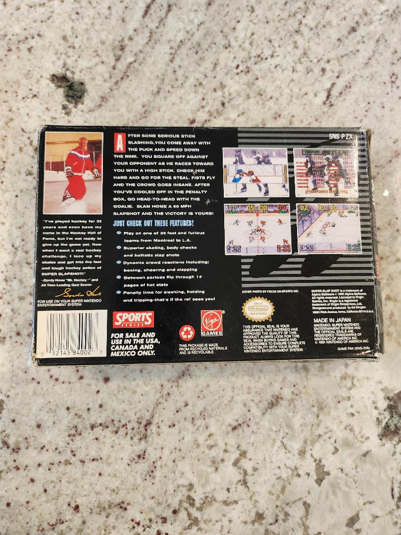 Super Slap Shot SNES