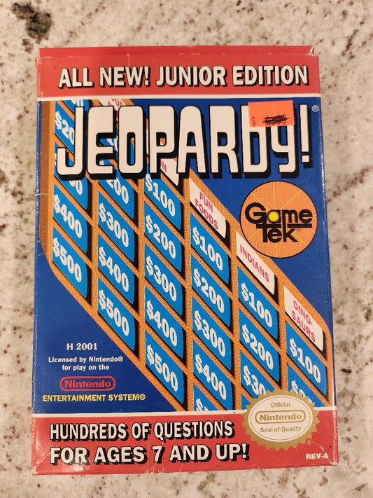 Jeopardy Edición Junior Nintendo NES 