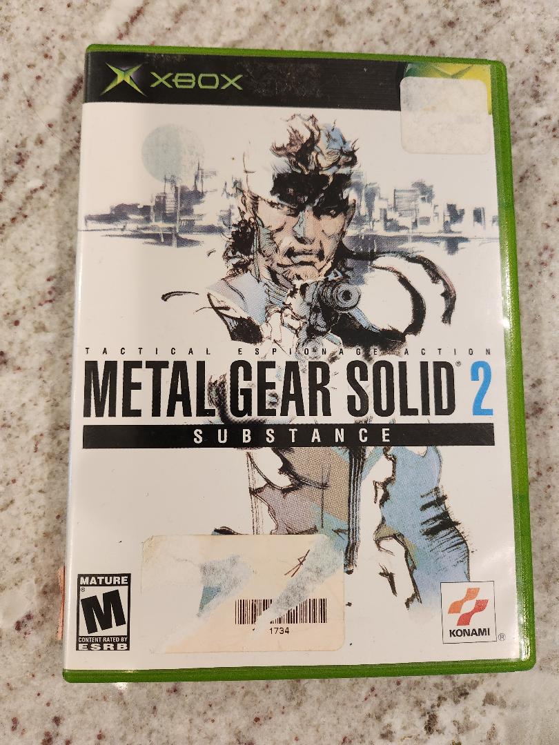 Metal Gear Solid Substance Xbox Original