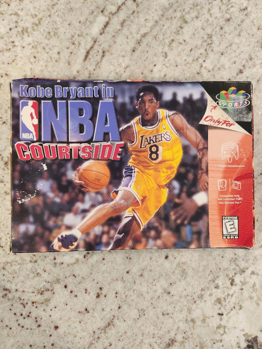 Kobe Bryant en la cancha de la NBA Complete N64 CIB 
