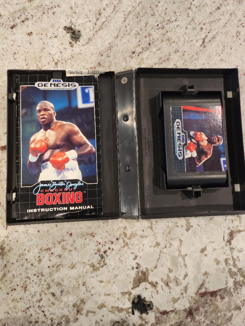James Buster Douglas Knockout Boxing Sega Genesis CIB