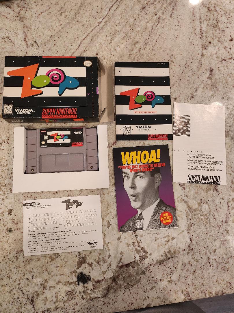 Zoop SNES CIB