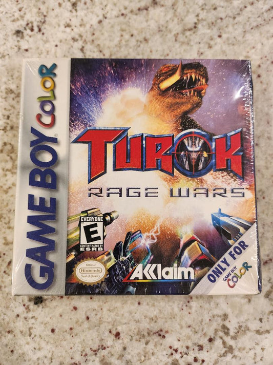 TUROK Rage Wars GBC Game Boy Couleur Scellé NOUVEAU 