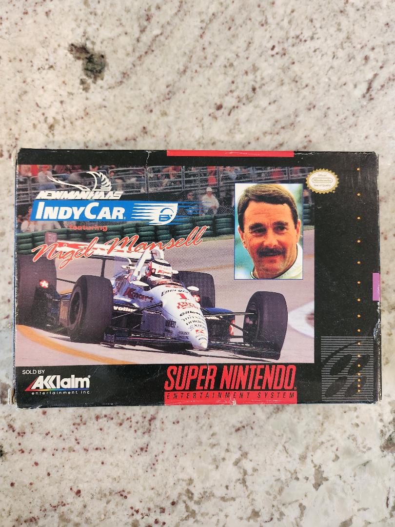 Newman Haas Indycar featuring Nigel Mansell SNES