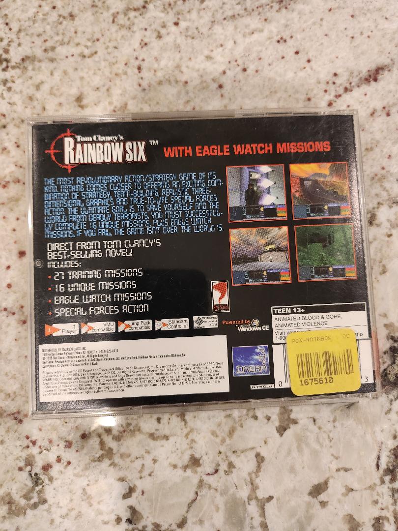 Tom Clancy's Rainbow Six Sega Dreamcast