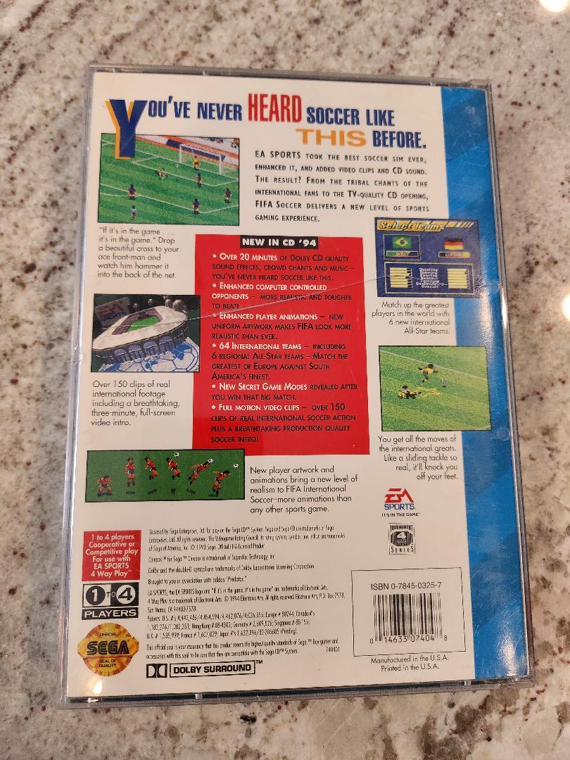 Fifa International Soccer Sega CD