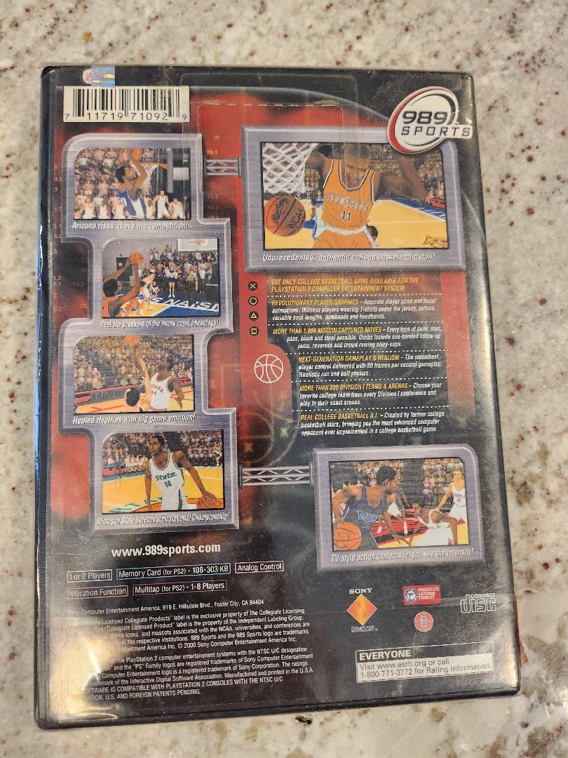 NCAA Final Four 2001 PS2 Sealed NEW