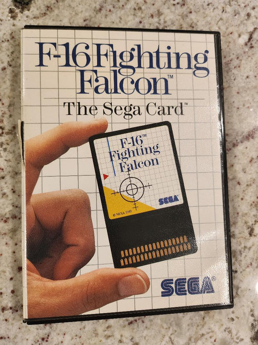 F-16 Fighting Falcon Card Sega Master CIB