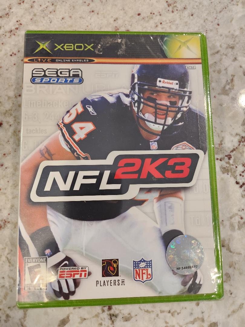 NFL 2K3 Xbox Original Sealed NEW