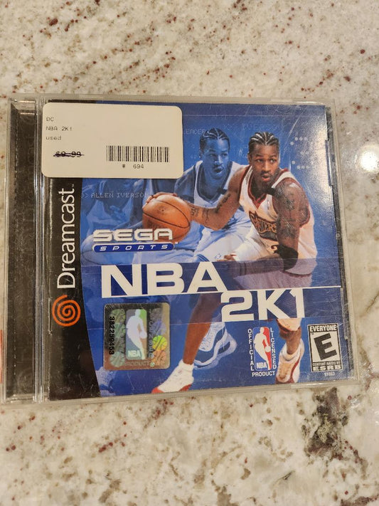 NBA 2K1 Sega Dreamcast