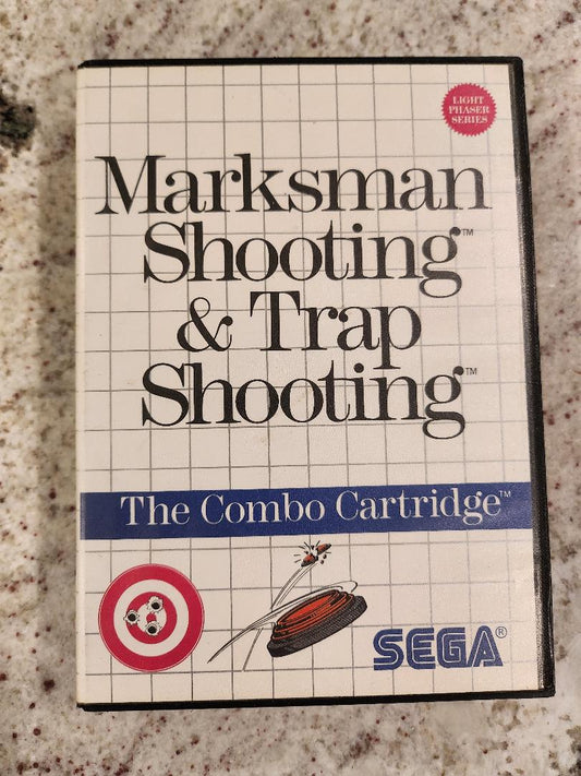 Marksman Shooting/Trap Shooting Sega Master CIB