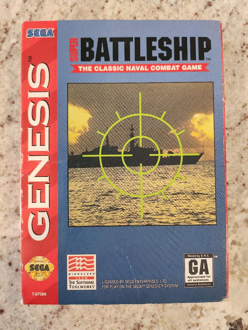 Super Battleship Sega Genesis CIB