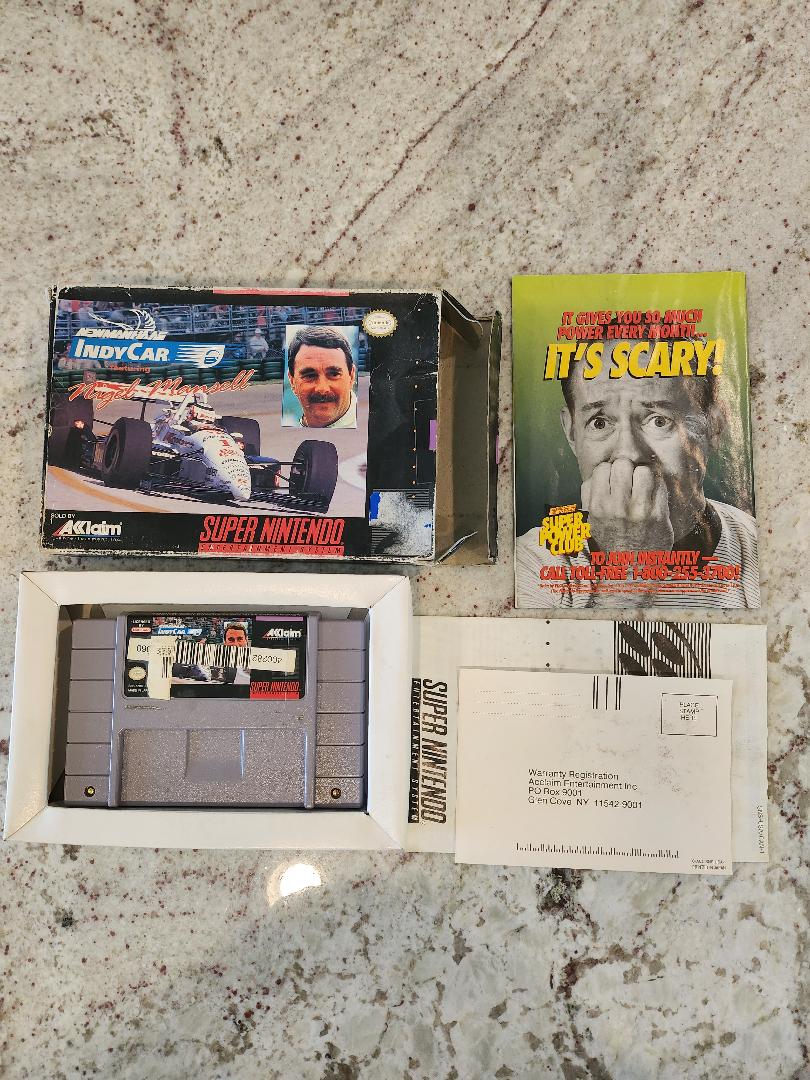 Newman Haas Indycar featuring Nigel Mansell SNES