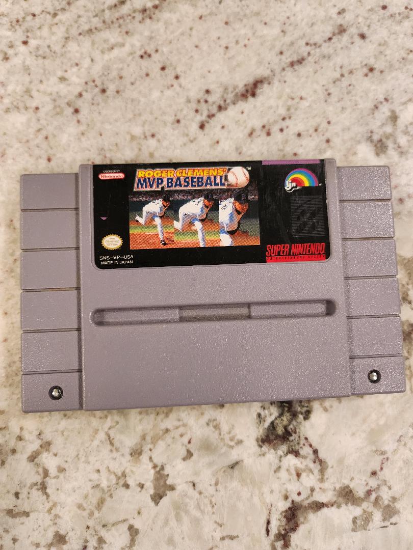 MVP Baseball SNES de Roger Clemens 