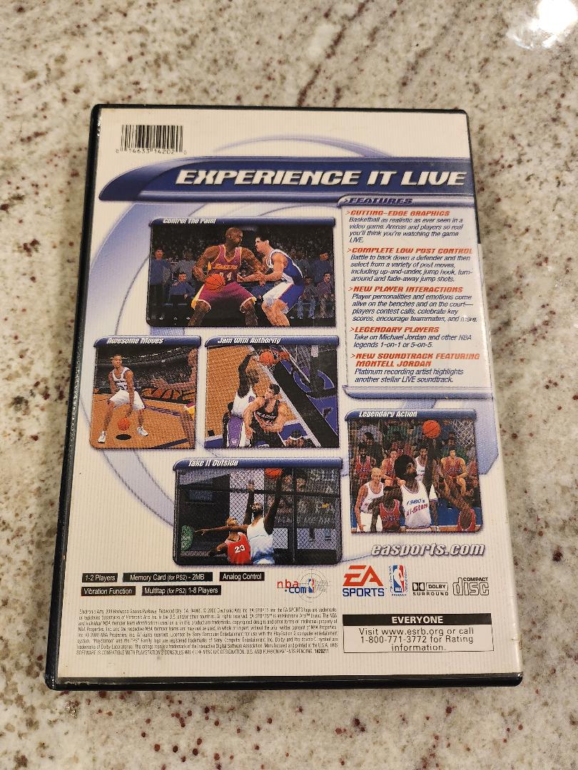 NBA en vivo 2001 PS2 