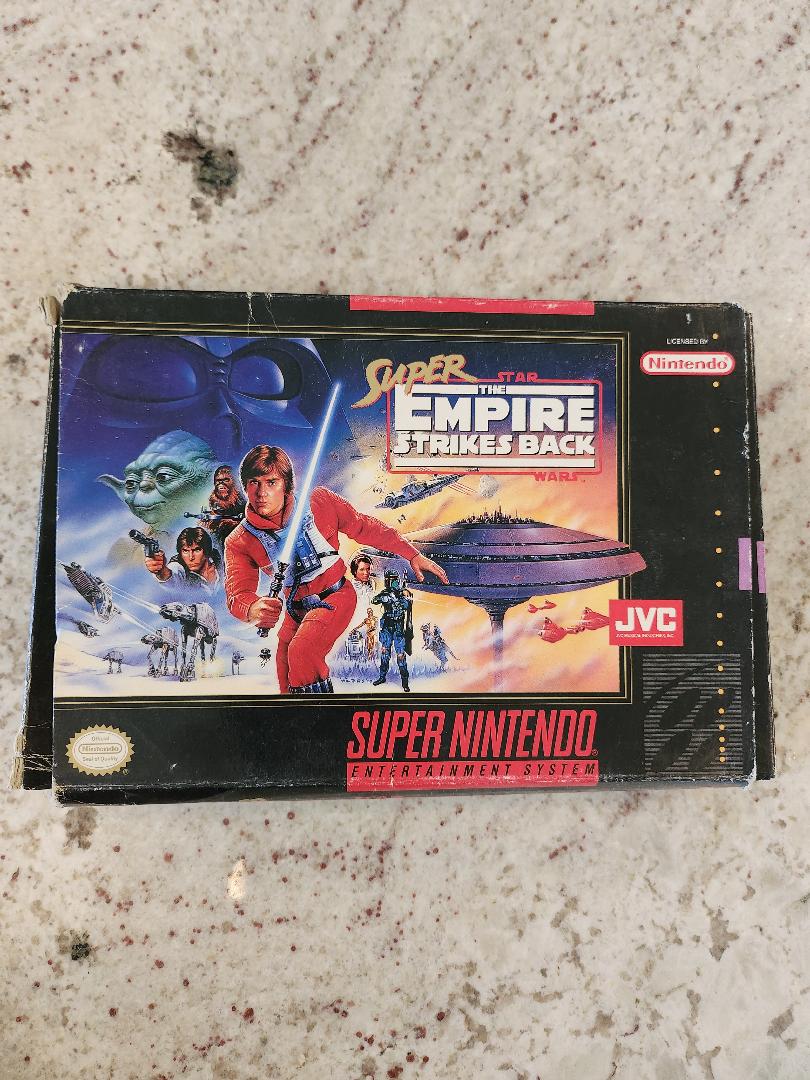 Super Star Wars Empire Strikes Back JVC SNES