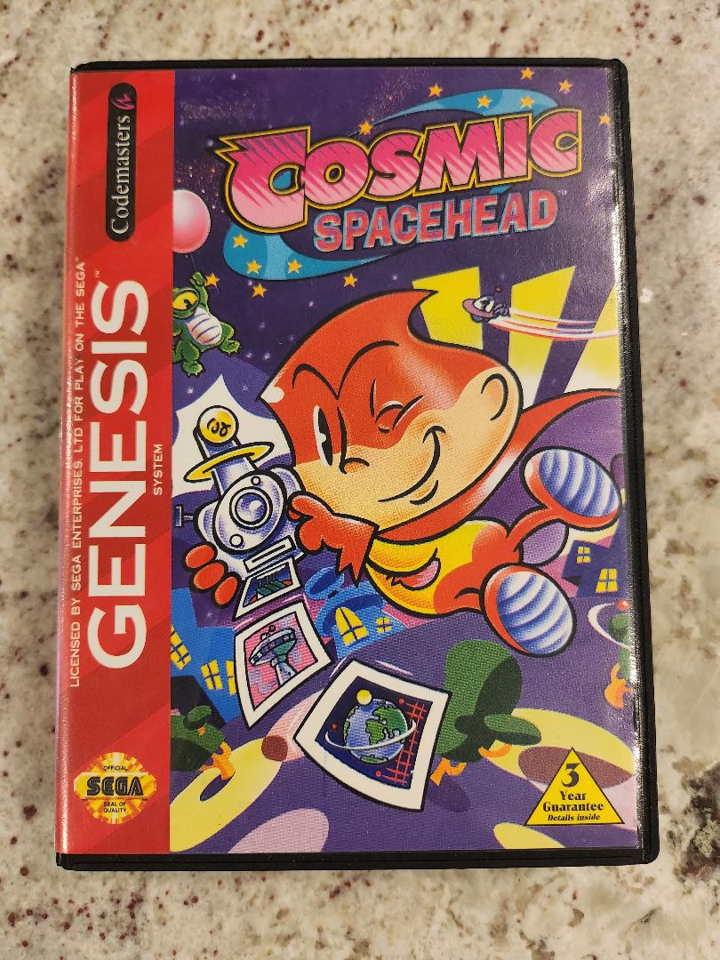 Cosmic Spacehead Sega Genesis Cart. and Box Only