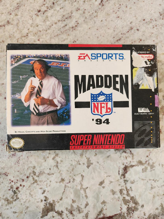 Madden '94 SNES CIB