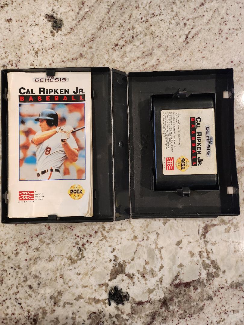 Cal Ripken Jr. Baseball Sega Genesis CIB