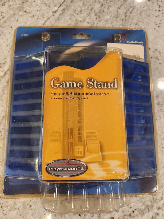 Game Stand for Sony PlayStation 2 Sealed New BLUE