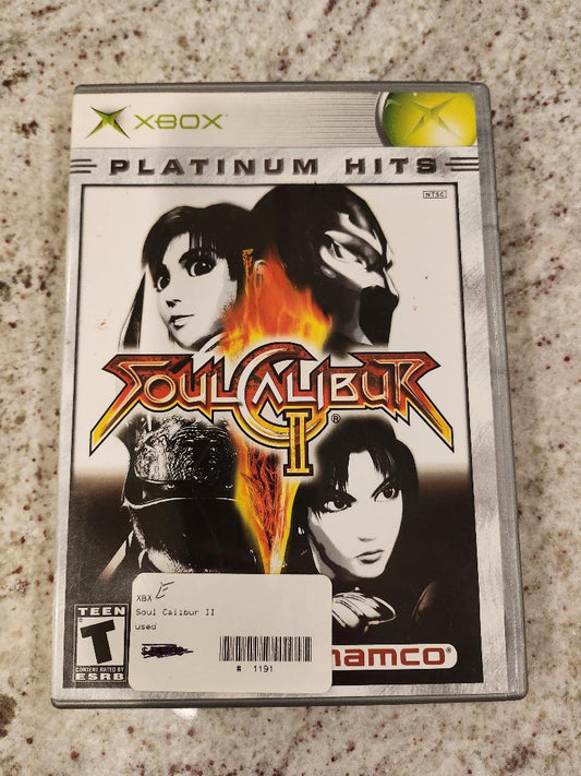Soul Calibur II 2 Xbox d'origine 