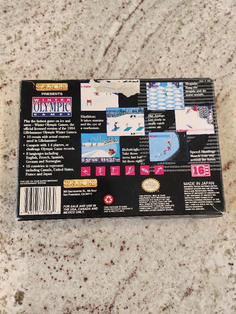 Winter Olympic Games SNES