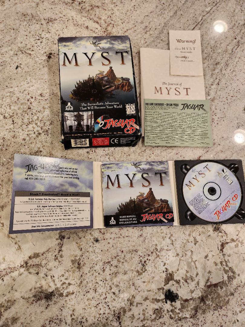 MYST Atari Jaquar CD CIB