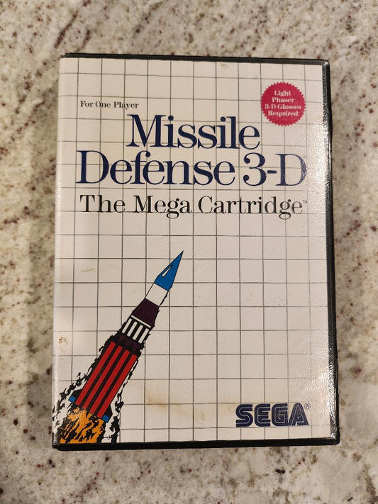 Missile Defense 3D Sega Master CIB