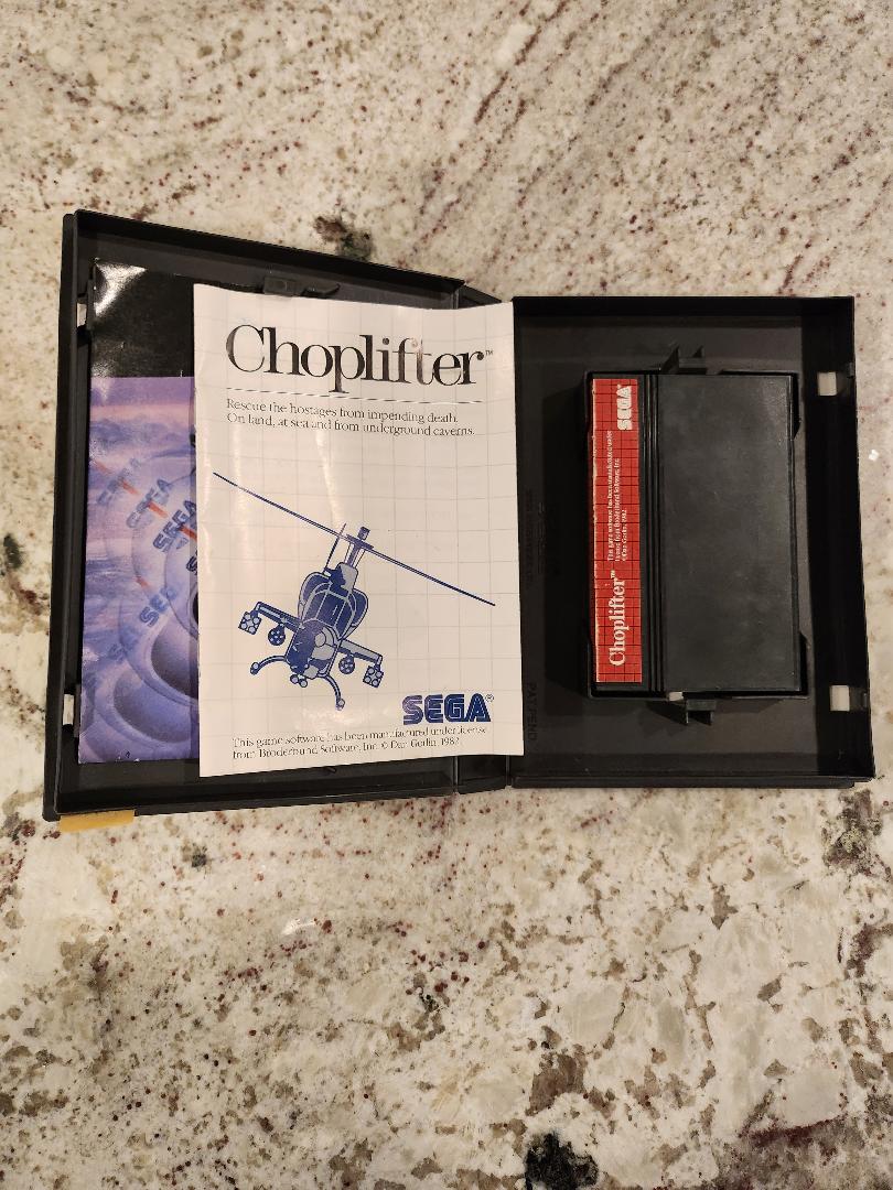 Choplifter Sega Master CIB