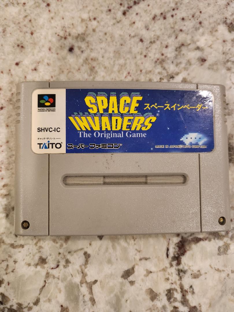 Space Invaders el juego original Super Famicom Nintendo JPN
