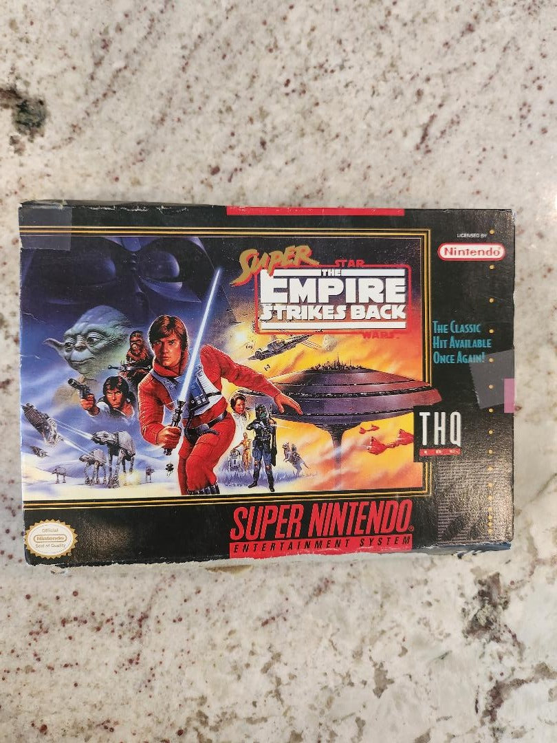 Super Star Wars Empire Strikes Back JVC SNES