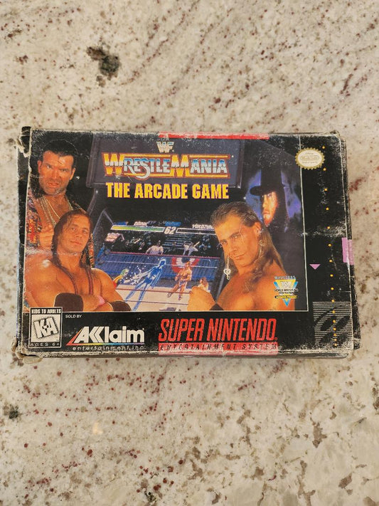 WWF WrestleMania El juego de arcade SNES 