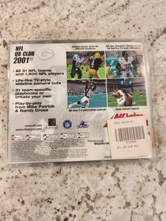 NFL QB CLUB 2001 Sega Dreamcast
