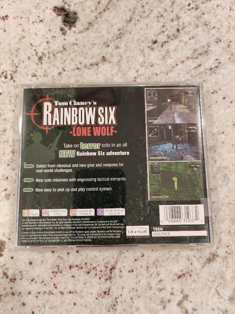 Tom Clancy's Rainbow Six Loup Solitaire PS1 