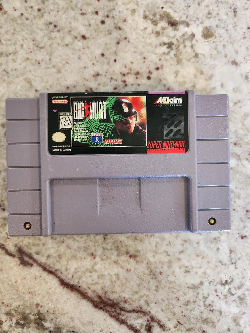 Frank Thomas Big Hurt Baseball SNES