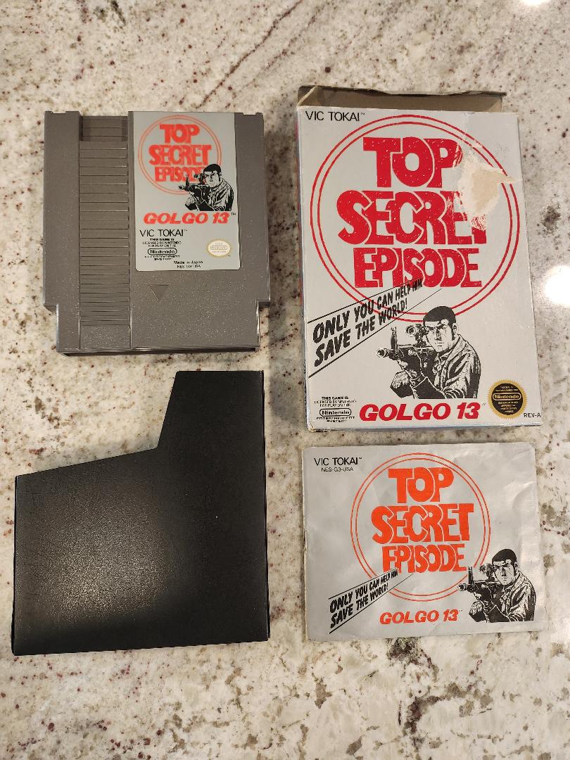 Golgo 13: Top Secret Episode Nintendo NES CIB