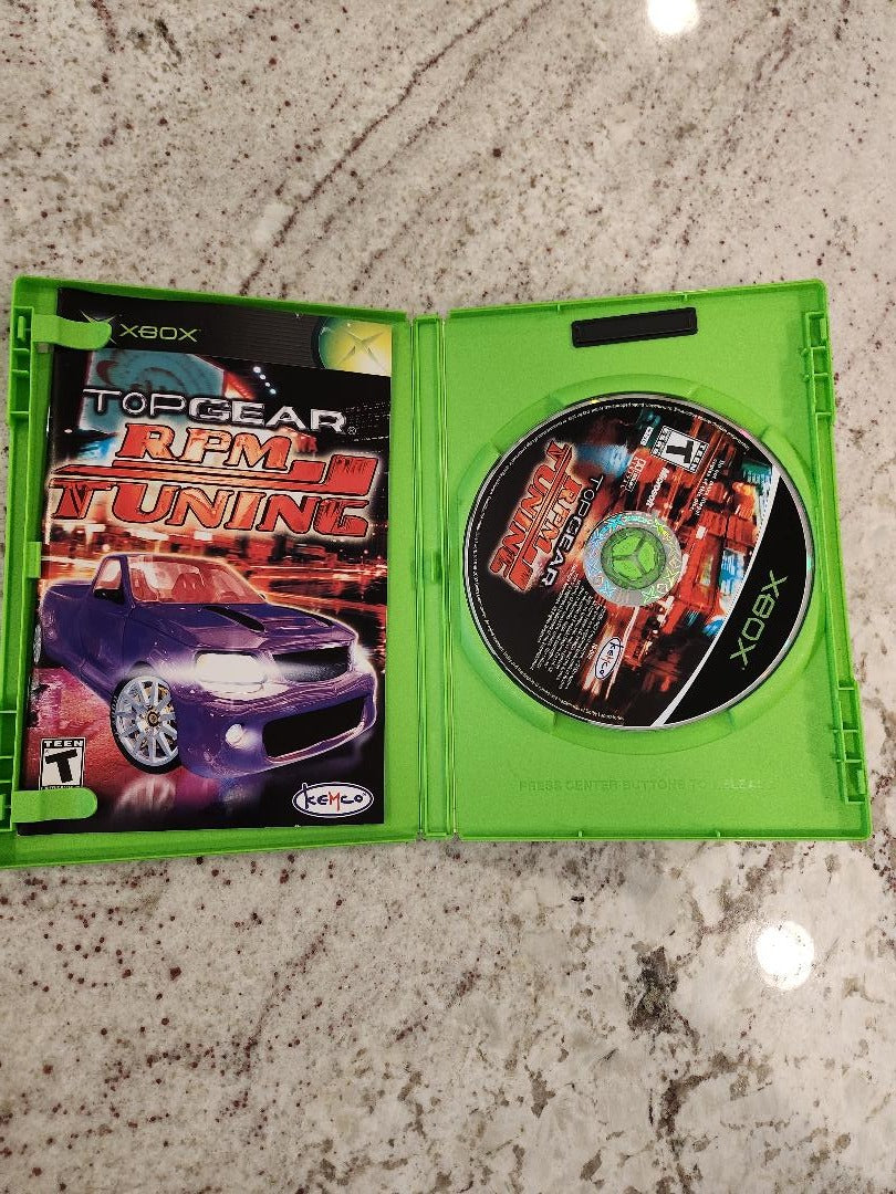 Réglage RPM Top Gear Xbox Original 